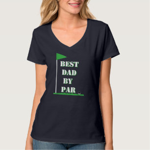 Vaderdag Beste papa van Par Funny Golf Gift T-shirt
