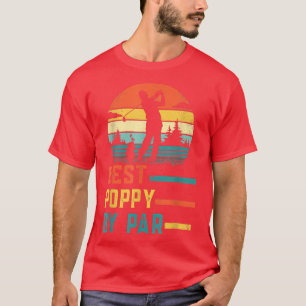 Vaderdag beste papaver van par Golf cadeautjes voo T-shirt