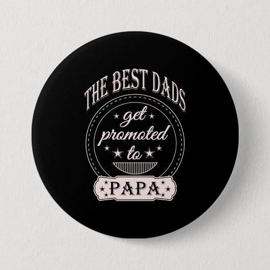 Vaderdag | Beste pappa Ronde Button 7,6 Cm (Voorkant)