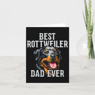 Vaderdag. Beste Rottweiler ooit vader hond vader Kaart