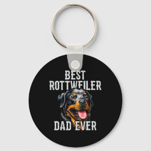 Vaderdag. Beste Rottweiler ooit vader hond vader Sleutelhanger