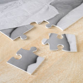 Vaderdag Beste vader ooit 4 Foto Dusty Blue Legpuzzel (Zijkant)