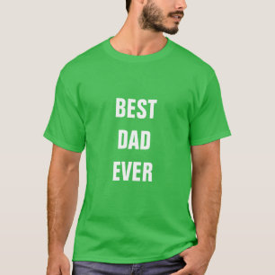 Vaderdag beste vader ooit Aangepast geboortedag Gr T-shirt