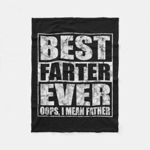 Vaderdag beste vader ooit oeps ik bedoel vader fleece deken