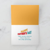 Vaderdag beste vader ooit Pennant Kaart (Binnen)