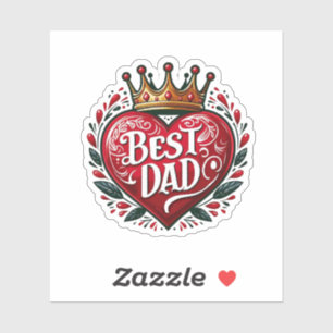 Vaderdag: beste vader sticker