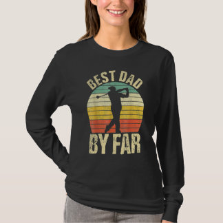 Vaderdag beste vader van Par Golf Vintage 1 T-shirt