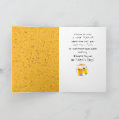 Vaderdag Bier met Sparklers Kaart (Binnen)