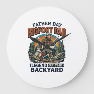 Vaderdag Bigfoot Papa Shirt Snacks Held Funny Gif Grote Klok