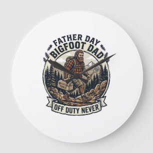 Vaderdag Bigfoot Vader Shirt Vader Modus In Het Wi Grote Klok