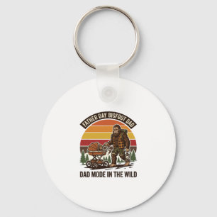 Vaderdag Bigfoot Vader T-shirt Camping Legende Vad Sleutelhanger