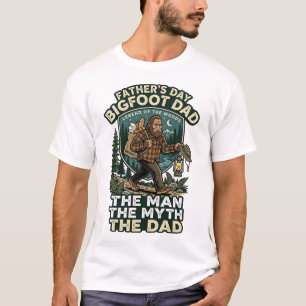 Vaderdag Bigfoot Vader T-shirt Sterke Stille Betro