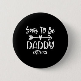 Vaderdag | Binnenkort papa 2021 Ronde Button 5,7 Cm