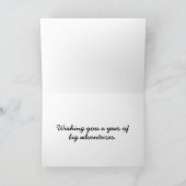 Vaderdag Bison in Prairie Grass Foto Template Kaart (Binnen)