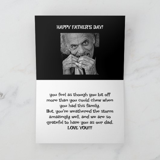 VADERDAG BITE KAART (Binnen)