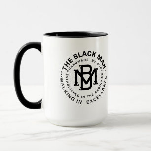 Vaderdag Black Dad Power Quote Gift Mok