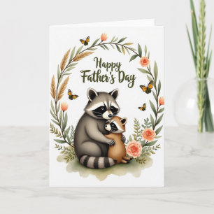 Vaderdag bos kaart voor kinderen