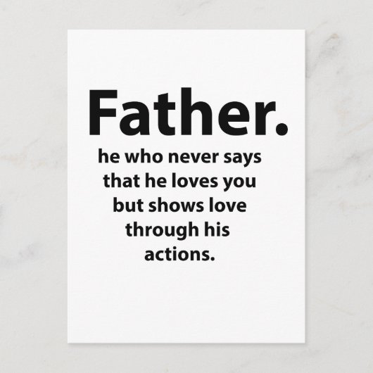 vaderdag briefkaart (Voorkant)