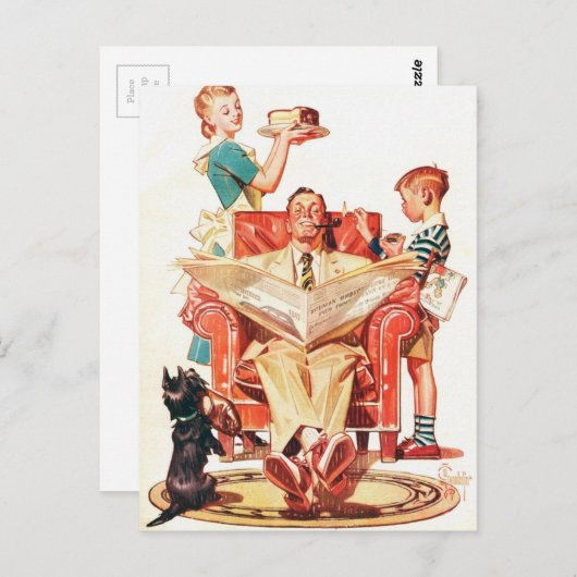 vaderdag briefkaart (Voorkant / Achterkant)