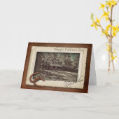 VADERDAG - BROTHER - - 100+ jaar Cabin Kaart (Gele Bloem)