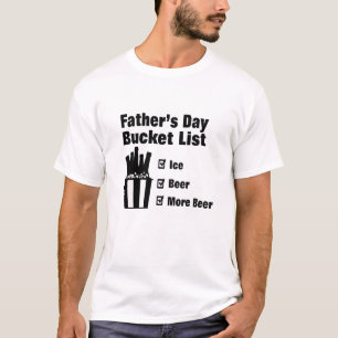 Vaderdag bucket list #funnyfathersdaygift t-shirt