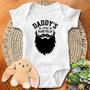 Vaderdag cadeau, Baard trekker voor papa Romper