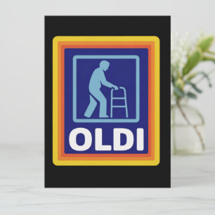 Vaderdag cadeau grappige oude parodie cadeau voor kaart
