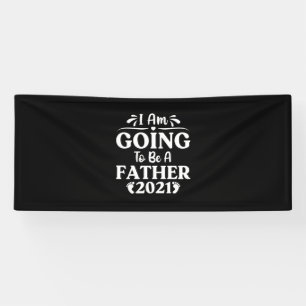 Vaderdag Cadeau Ik word vader Spandoek