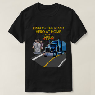 Vaderdag cadeau - Koning van de weg, held thuis T-shirt