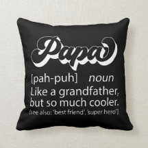 Vaderdag cadeau, Retro Papa, Papa Definitie
