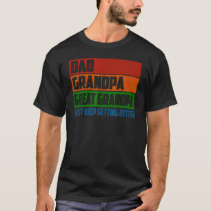 Vaderdag cadeau van opa, pa, geweldig t-shirt