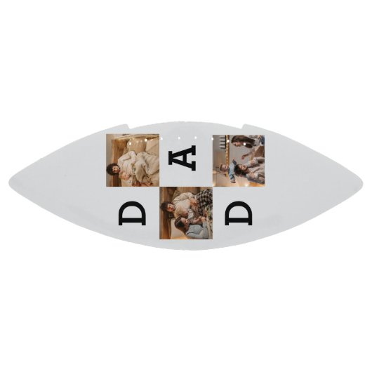 Vaderdag cadeau voor papa - Fotocollage | American Football (Paneel)