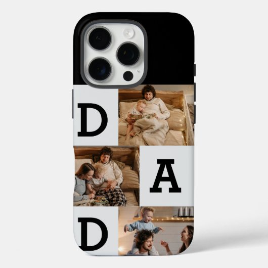 Vaderdag cadeau voor papa - Fotocollage | Case-Mate iPhone Case (Achterkant)