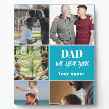 Vaderdag cadeau voor vader | Aangepaste foto & naa