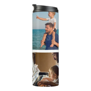 Vaderdag cadeau voor vader   Aangepaste foto Thermosbeker