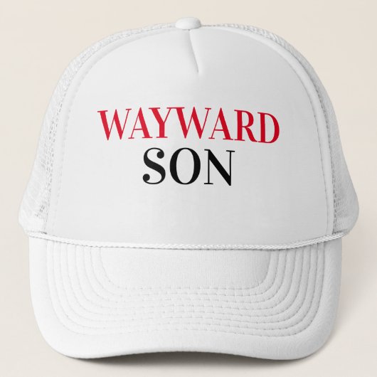 Vaderdag Cadeauidee Baseball WAYWARD SON Trucker Pet (Voorkant)