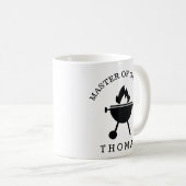 vaderdag Cadeaumeester Grills toevoegen Aangepaste Koffiemok (Voorkant rechts)