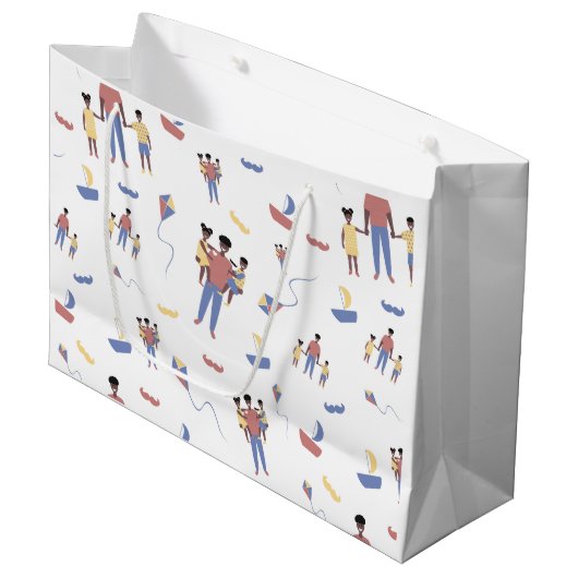 Vaderdag Cadeaus Groot Cadeauzakje (Voorkant Gekanteld)