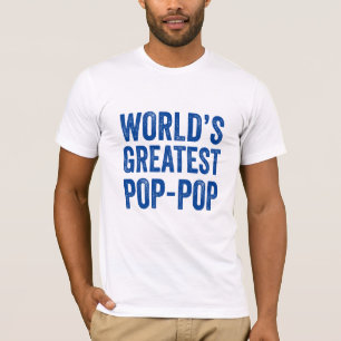 Vaderdag cadeaus voor vader Beste Pop Pop Vaderdag T-shirt