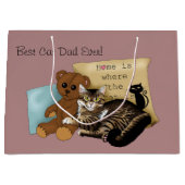 Vaderdag Cat Groot Cadeauzakje (Voorkant)