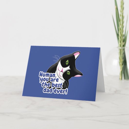 Vaderdag Cat Kaart (Voorkant)