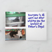 Vaderdag Cat Kaart (Binnen)