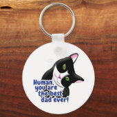 Vaderdag Cat Sleutelhanger (Voorkant)