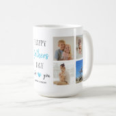 Vaderdag Coffee Mok | gepersonaliseerde collage (Voorkant rechts)