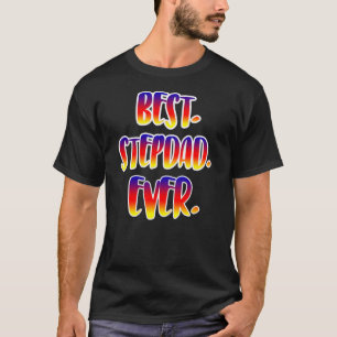 Vaderdag Crazy Stepdad Love Retro  T-shirt