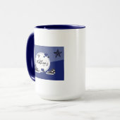 Vaderdag Cute Dad en Kinder Sneakers Mok (Voorkant links)