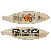 Vaderdag Dad Swish come True Personalized Basketbal (Panelen)