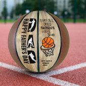 Vaderdag Dad Swish come True Personalized Basketbal