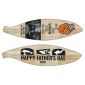 Vaderdag Dad Swish come True Sonogram Foto Basketbal (Panelen)