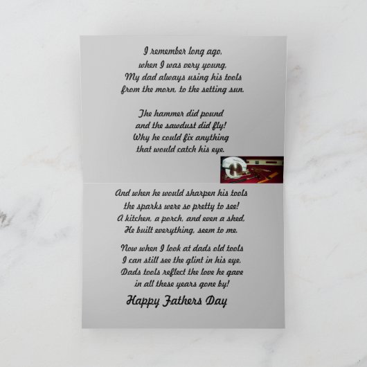 VADERDAG, DADS TOOLS-kaart Kaart (Binnen)